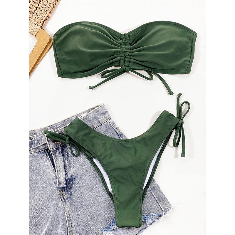 Bikini z regulowanymi ściągaczami