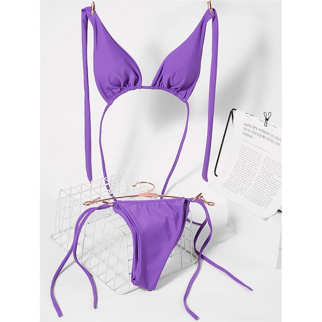 Bikini dwuczęściowe z brazylijskim stylem