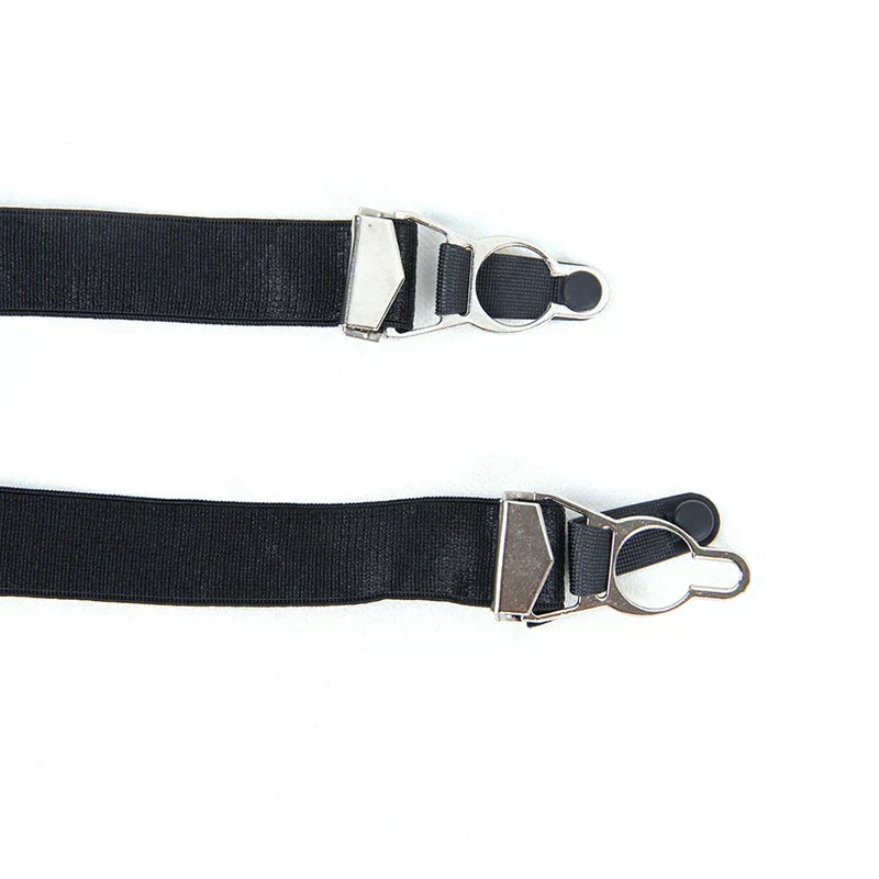 Pas do pończoch z regulowanym zapięciem na haftki