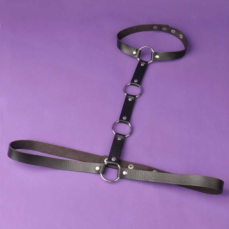 Harness na biust z regulowanymi zapięciami