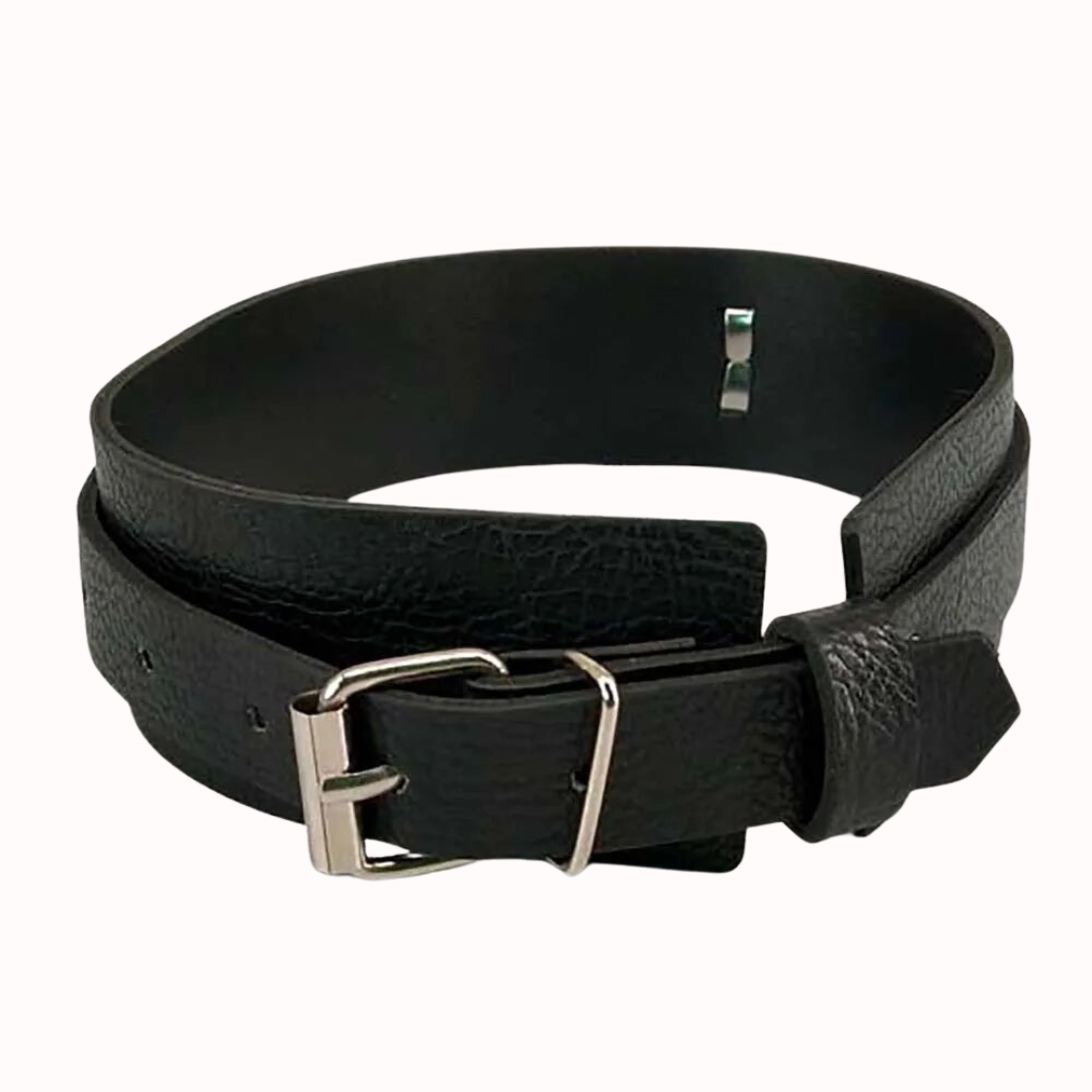 Choker na szyję z regulowanym zapięciem