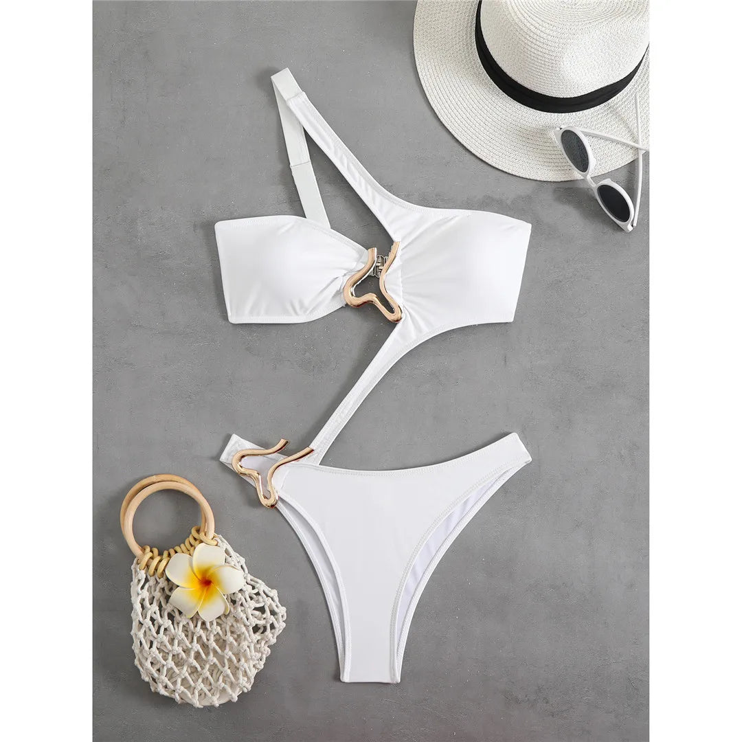 Monokini z regulowanym ramiączkiem