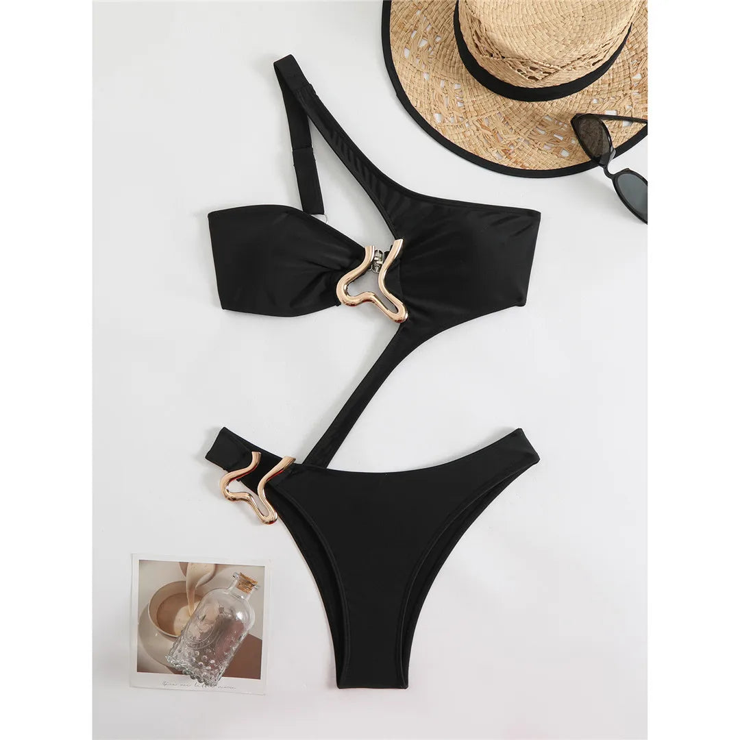 Monokini z regulowanym ramiączkiem
