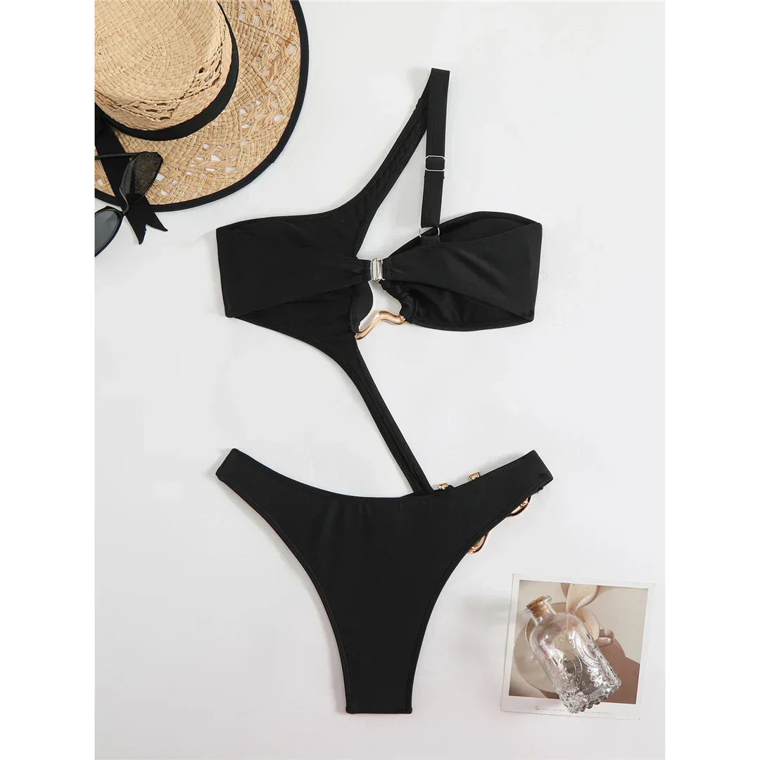 Monokini z regulowanym ramiączkiem