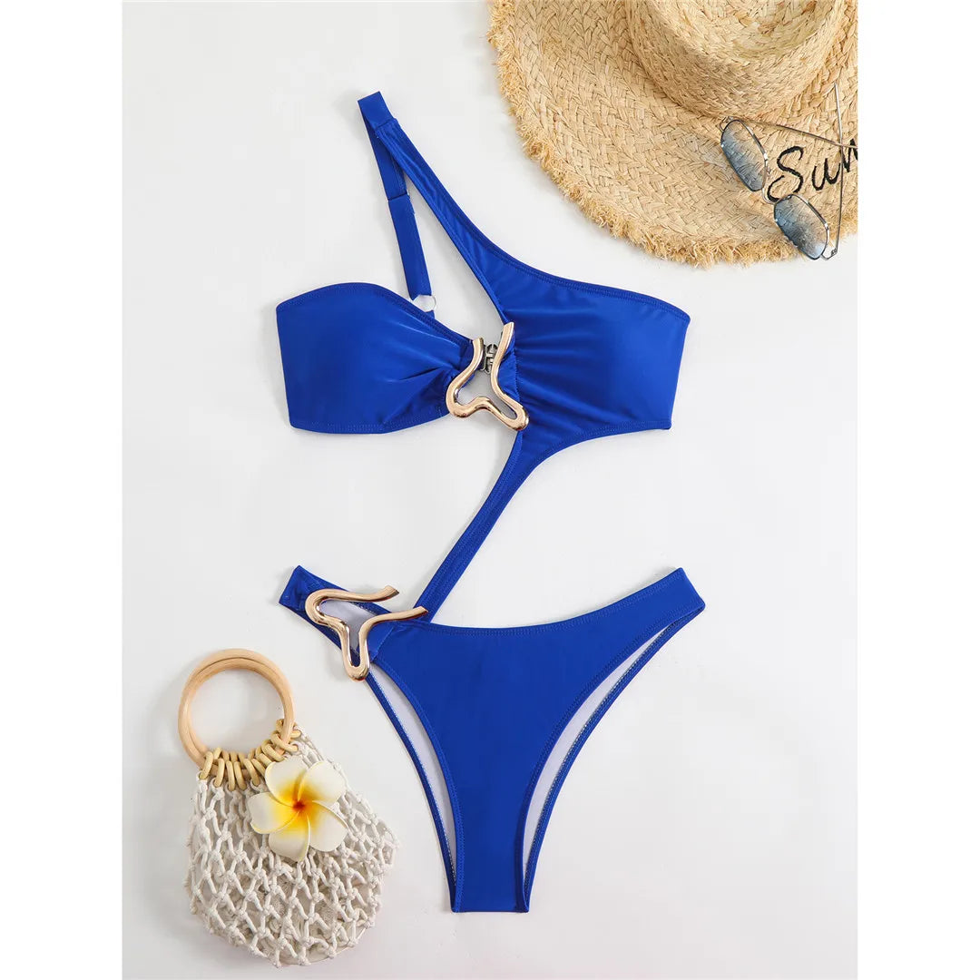 Monokini z regulowanym ramiączkiem
