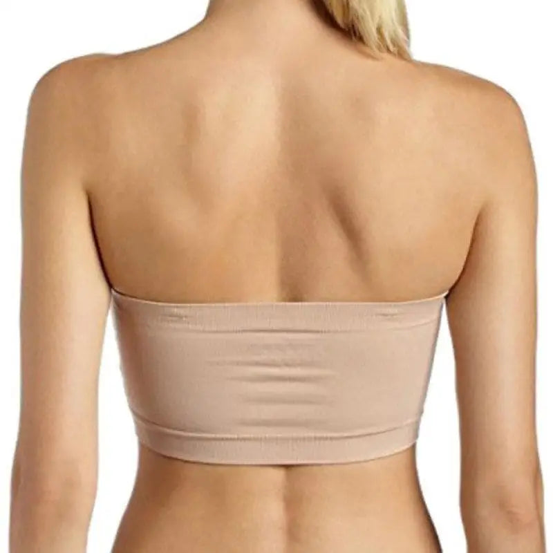 Biustonosz bandeau z oddychającego materiału