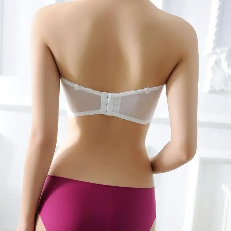 Biustonosz bandeau z wąskim tyłem
