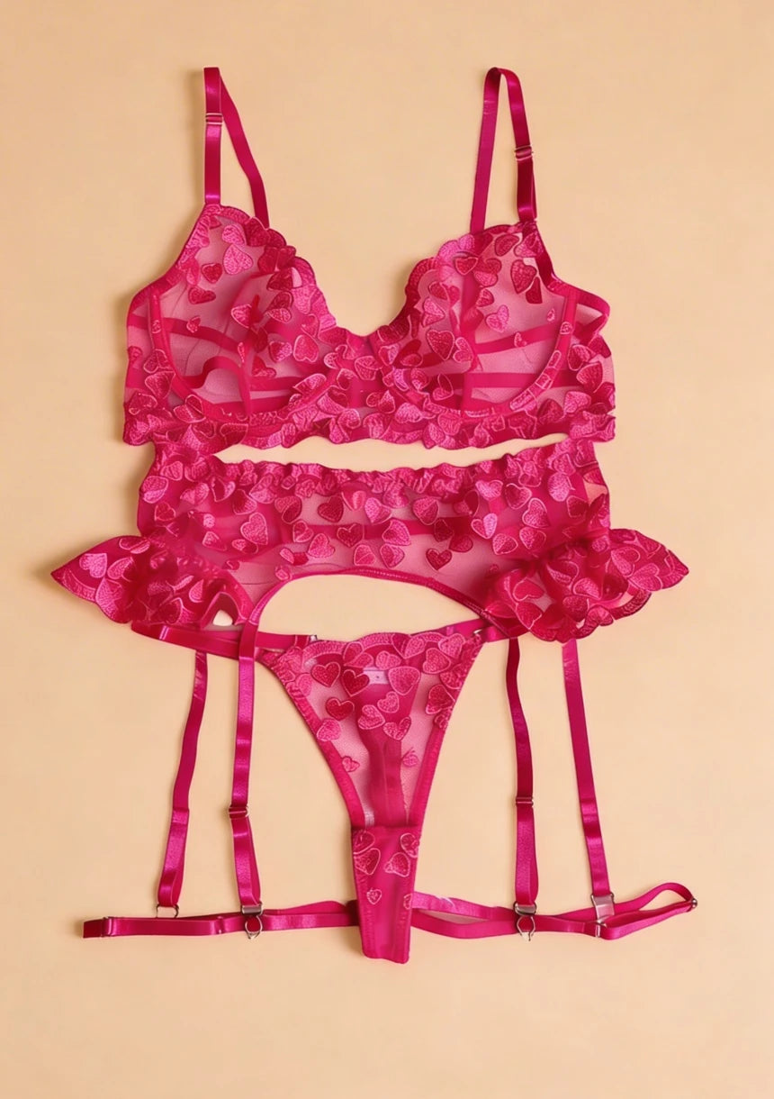 Komplet bielizny z regulowanym biustonoszem