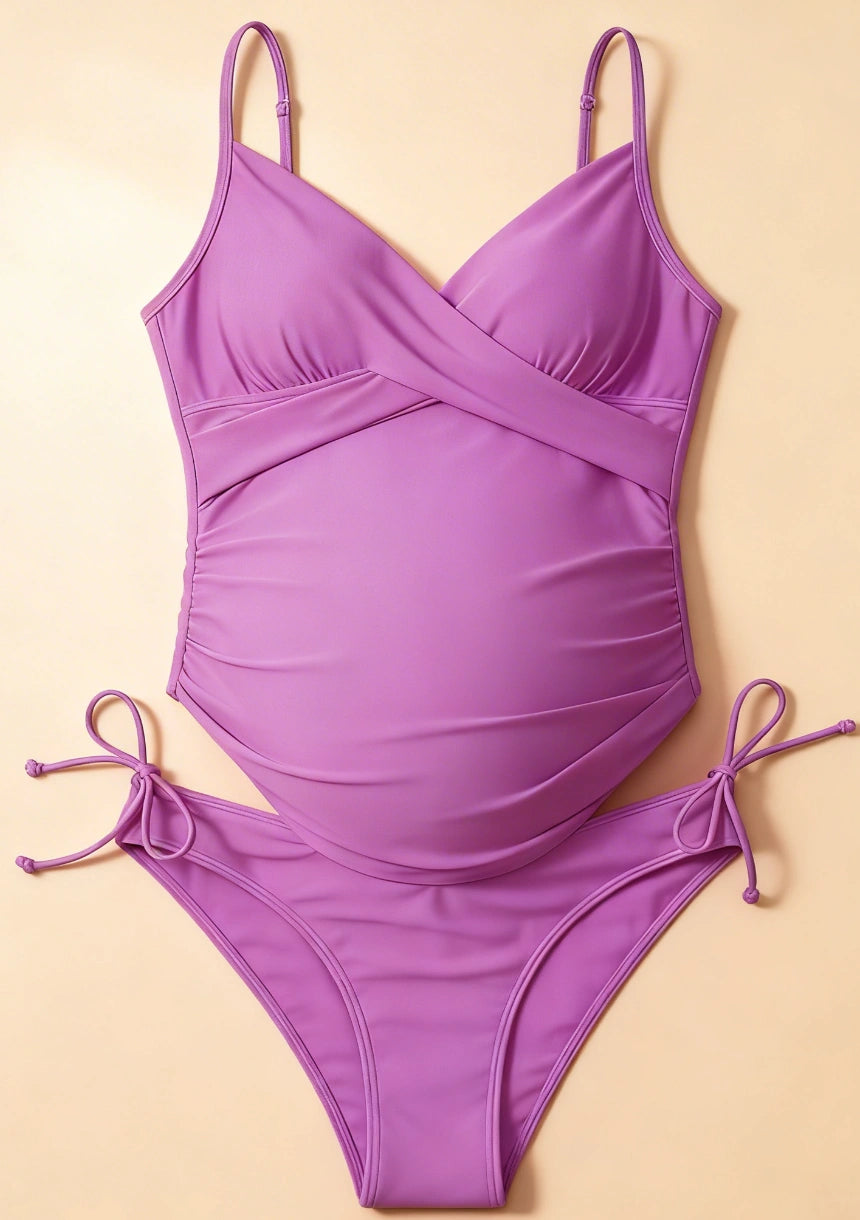 Dwuczęściowy strój kąpielowy dla kobiet w ciąży