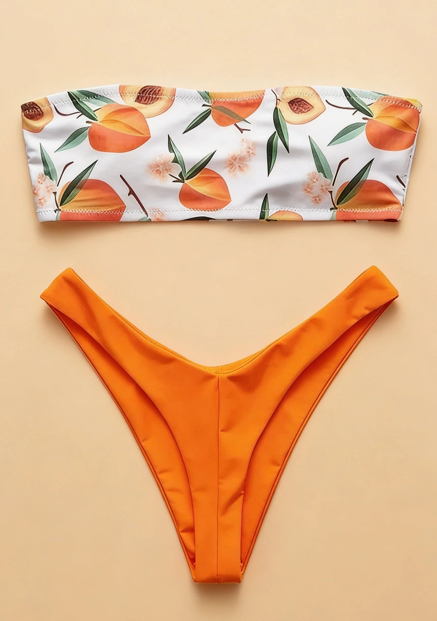 Strój kąpielowy dwuczęściowy bandeau