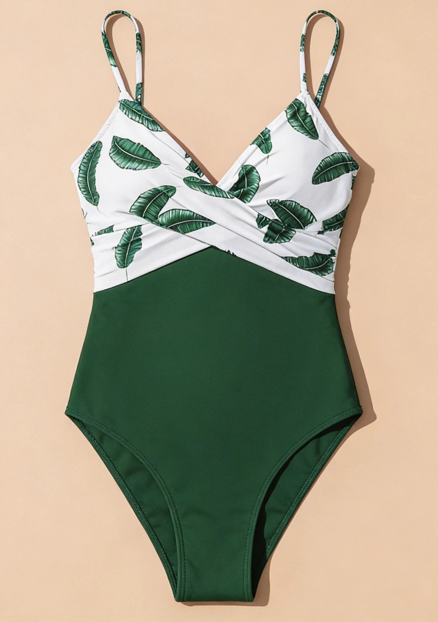 Dwukolorowy strój kąpielowy dla kobiet w ciąży