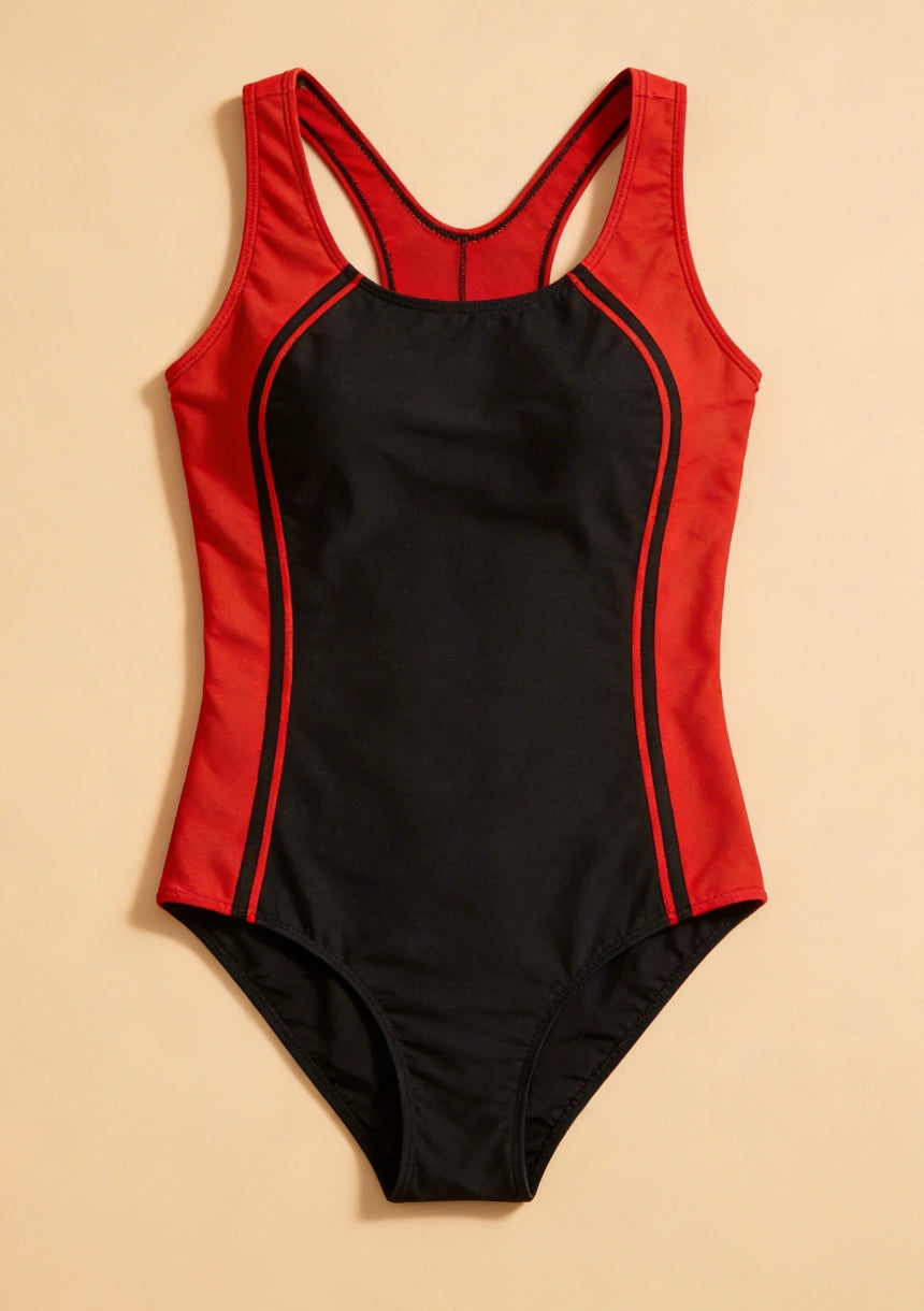 Klasyczny strój kąpielowy sportowy