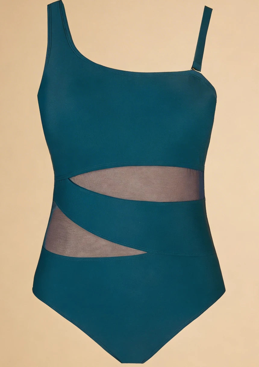 Strój kąpielowy plus size z regulowanymi ramiączkami