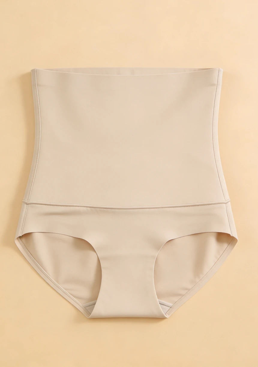 Bezszwowe majtki wyszczuplające z wysokim stanem