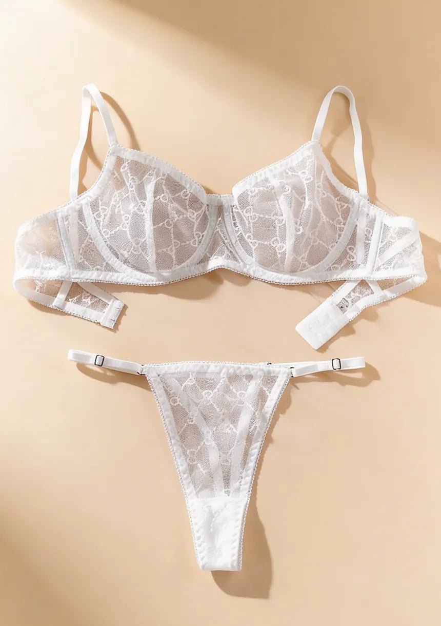 Komplet bielizny z regulowanymi elementami