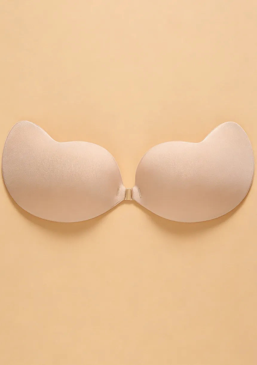 Biustonosz samonośny z dyskretnym zapięciem na dekolcie