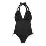 Jednoczęściowy strój kąpielowy dla kobiet w ciąży - Czarny / S