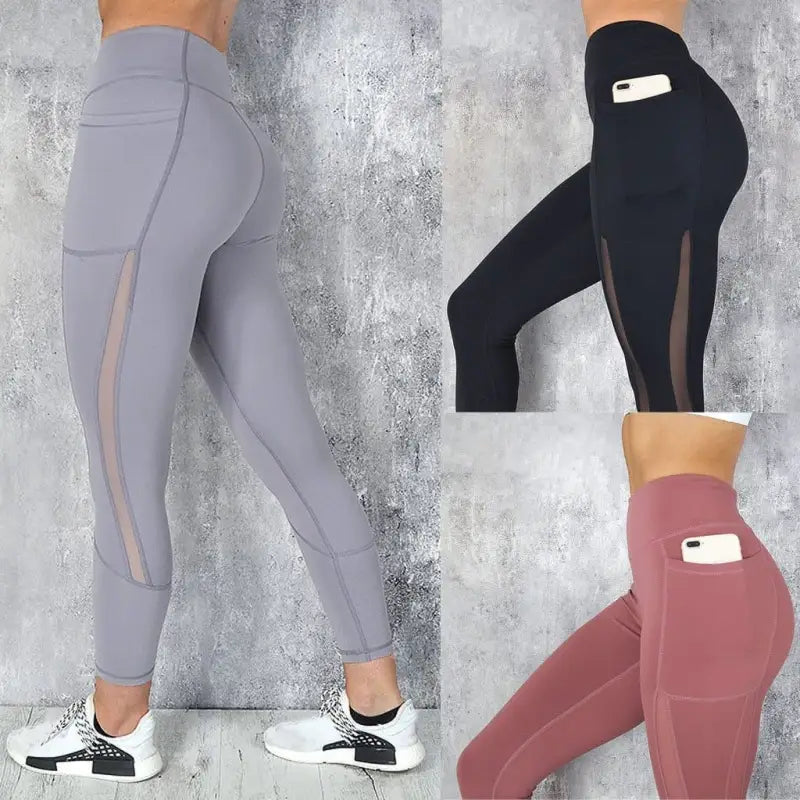 Legginsy sportowe z kieszenią