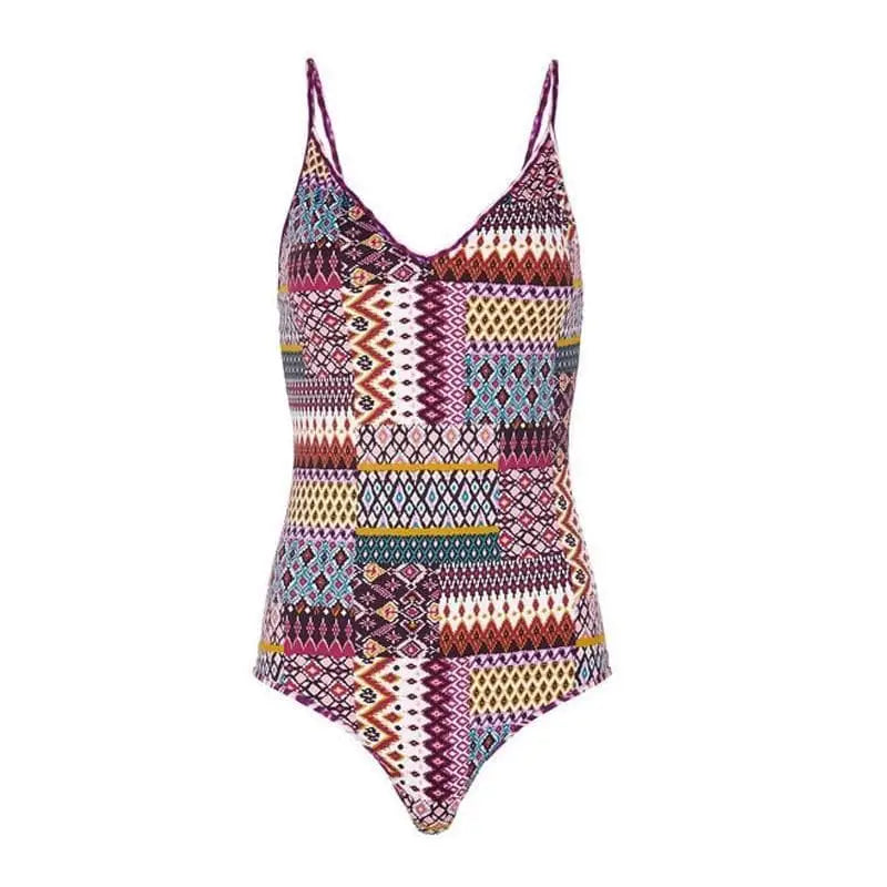 Strój kąpielowy jednoczęściowy wzory boho