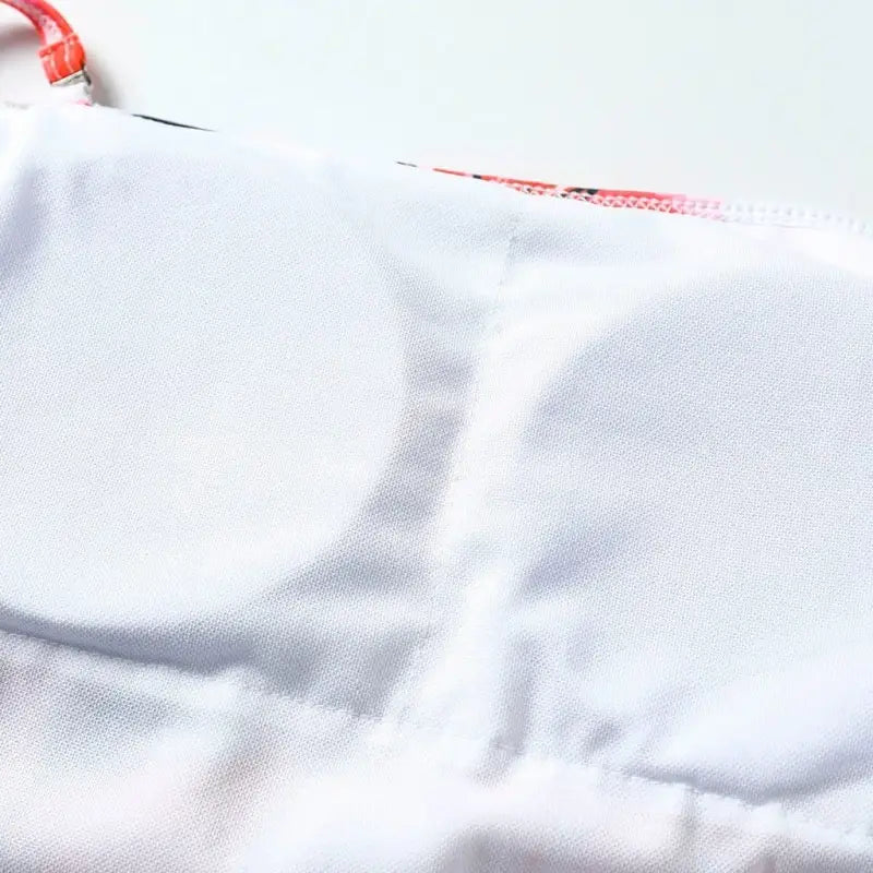 Strój kąpielowy jednoczęściowy z szeroką falbanką dla kobiet w ciąży