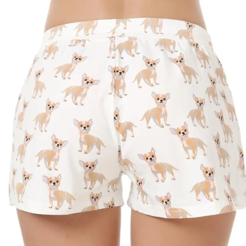 Szorty do spania wzór w psy