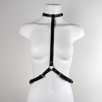 Harness na talię z ozdobnymi pierścieniami