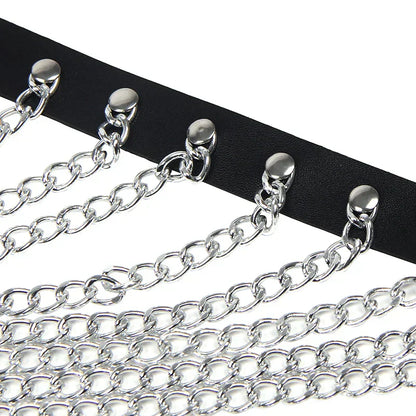Harness na piersi z regulowanymi zapięciami