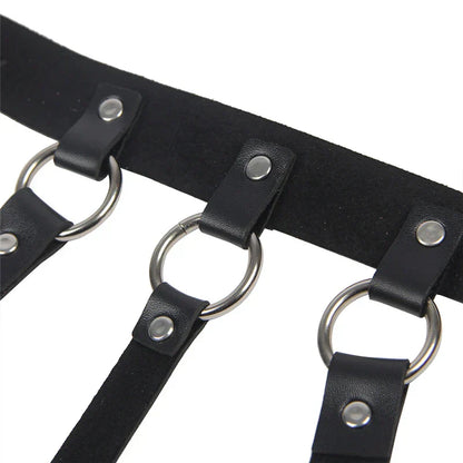 Harness na piersi z regulowanymi zapięciami