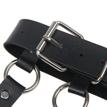 Harness na piersi z regulowanymi zapięciami
