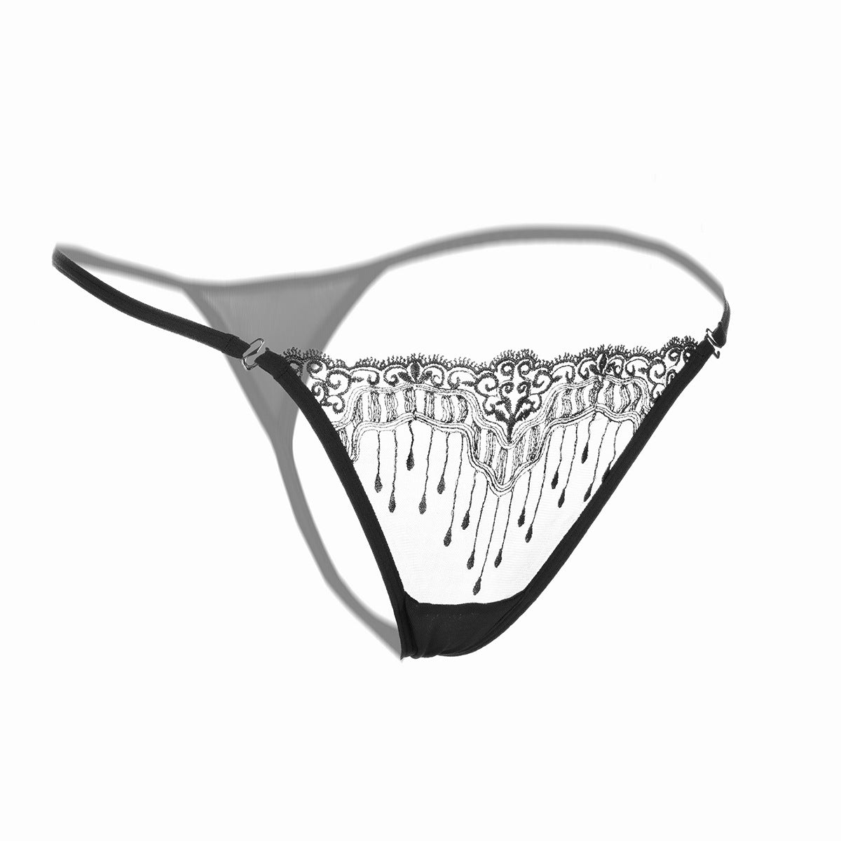 Stringi z regulowanym zapięciem na biodrach