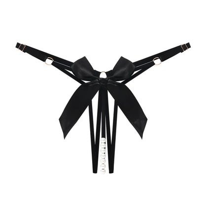 Stringi z regulowanymi paskami w biodrach