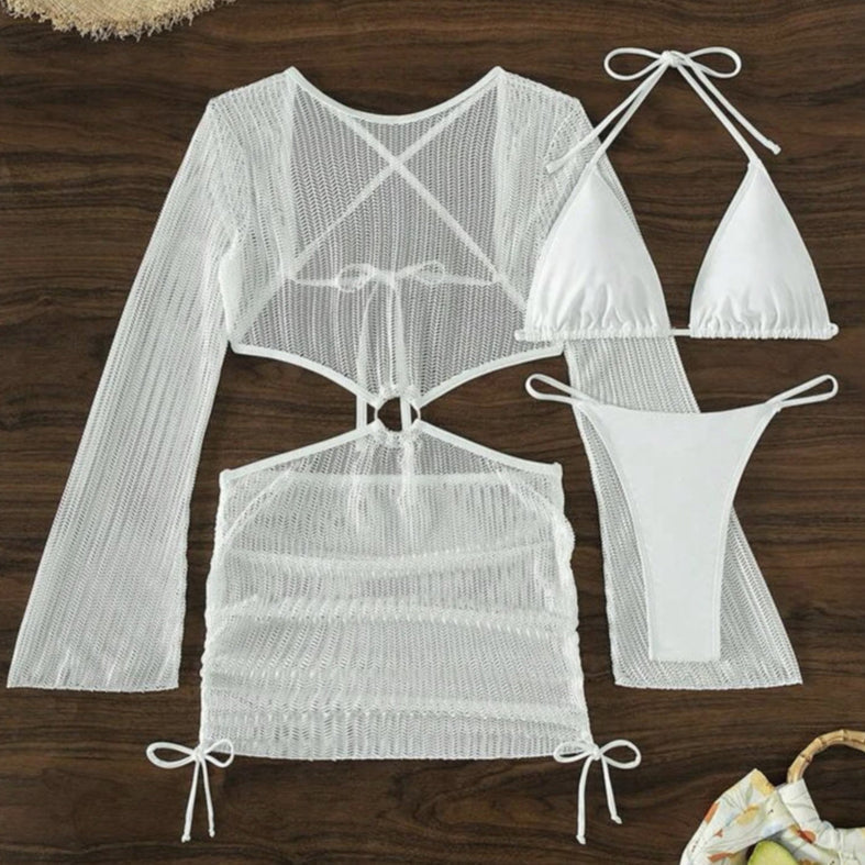 Bikini z odkrytymi plecami