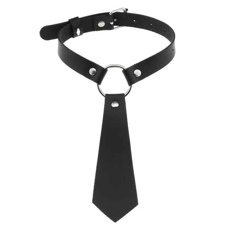 Choker z regulowanym zapięciem
