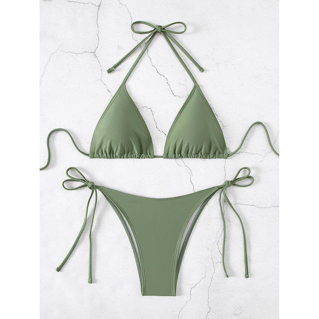 Bikini z regulowanymi wiązaniami