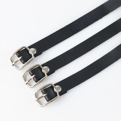 Choker harness z centralnym pierścieniem