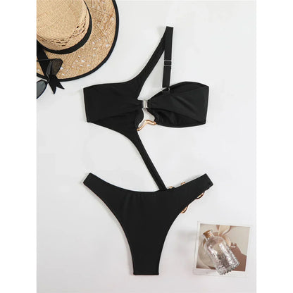 Monokini z regulowanym ramiączkiem