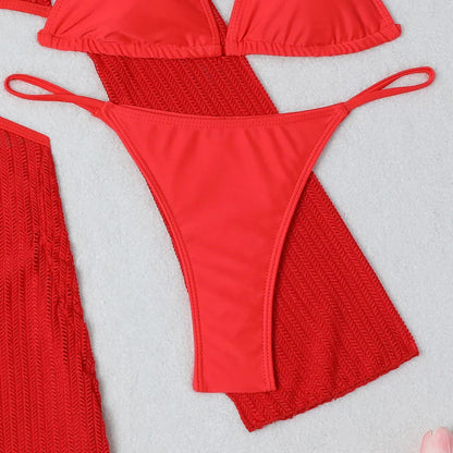Bikini z odkrytymi plecami