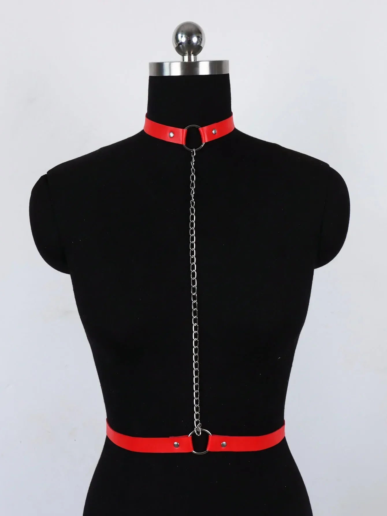 Harness na biust z regulowanym zapięciem