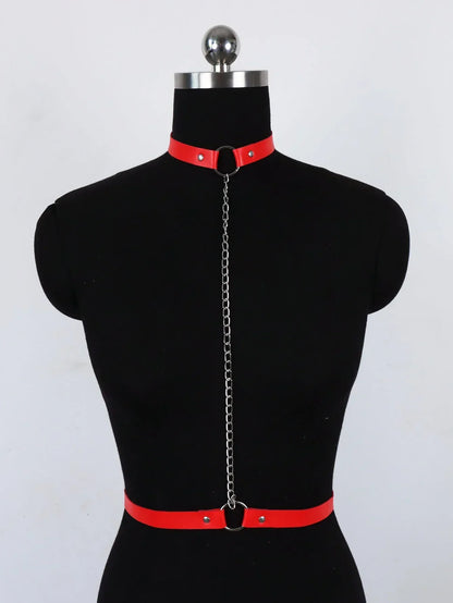 Harness na biust z regulowanym zapięciem