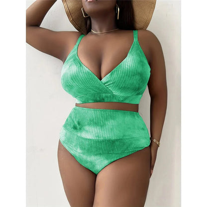 Strój kąpielowy wysokie majtki plus size