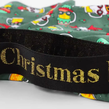 Trójpak bokserek męskich z motywem świątecznym