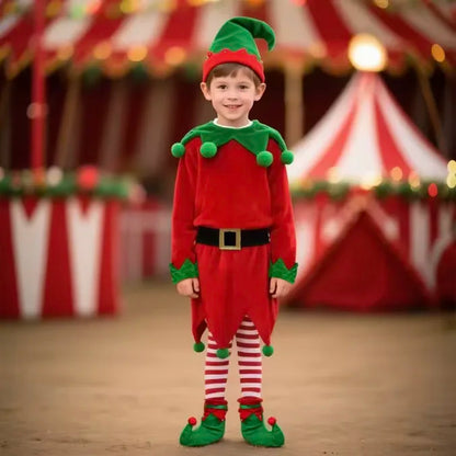 Dziecięcy strój świątecznego elfa