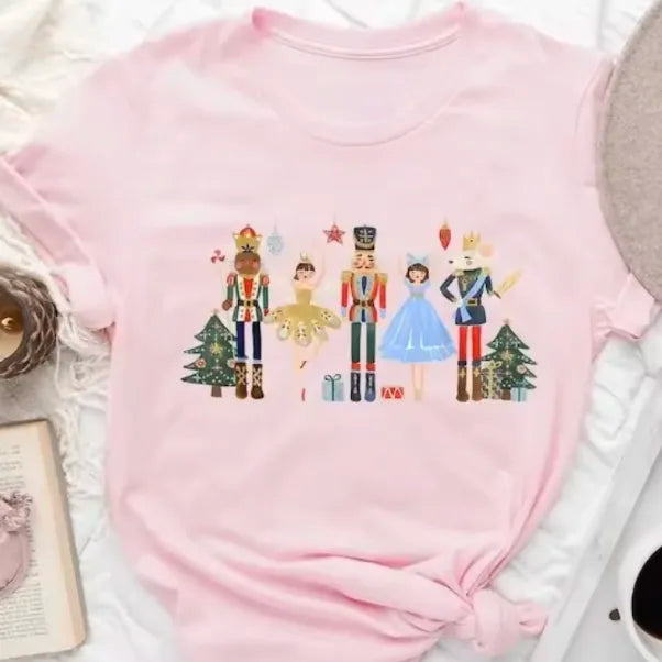 Koszulka damska ze świątecznym nadrukiem