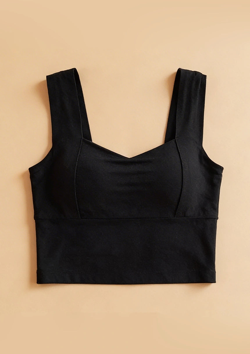 Top sportowy na grubych ramiączkach