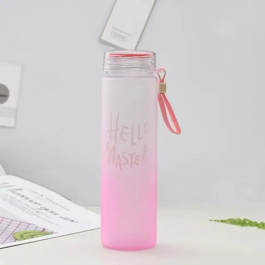 Butelka na wodę zakręcana - Różowy / 500ml