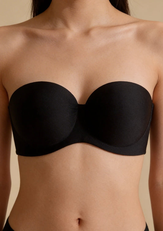 Biustonosz bardotka bez ramiączek