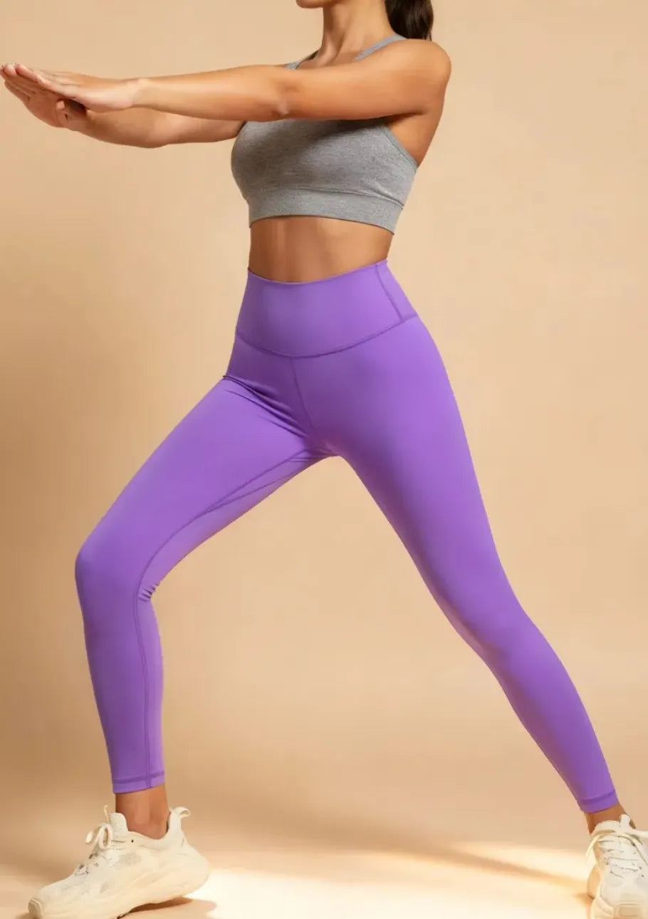 Legginsy sportowe z marszczeniem na pośladkach