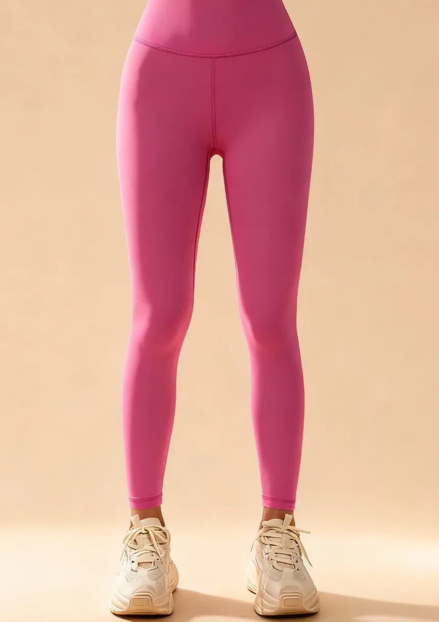 Legginsy sportowe z marszczeniem na pośladkach