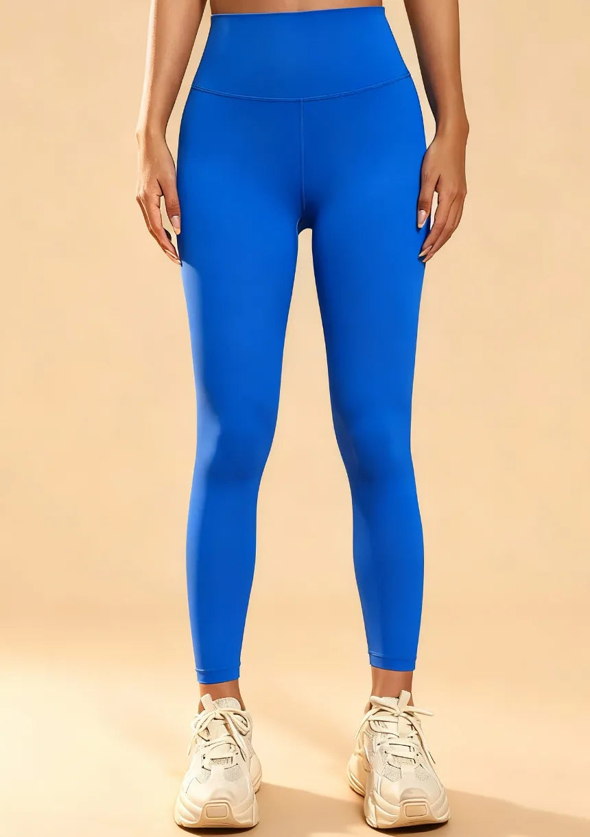 Legginsy sportowe z marszczeniem na pośladkach