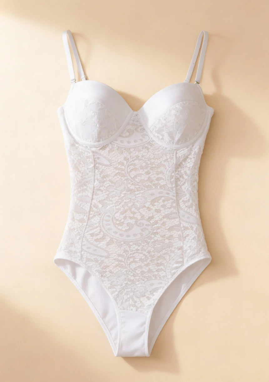 Body koronkowe gorsetowe